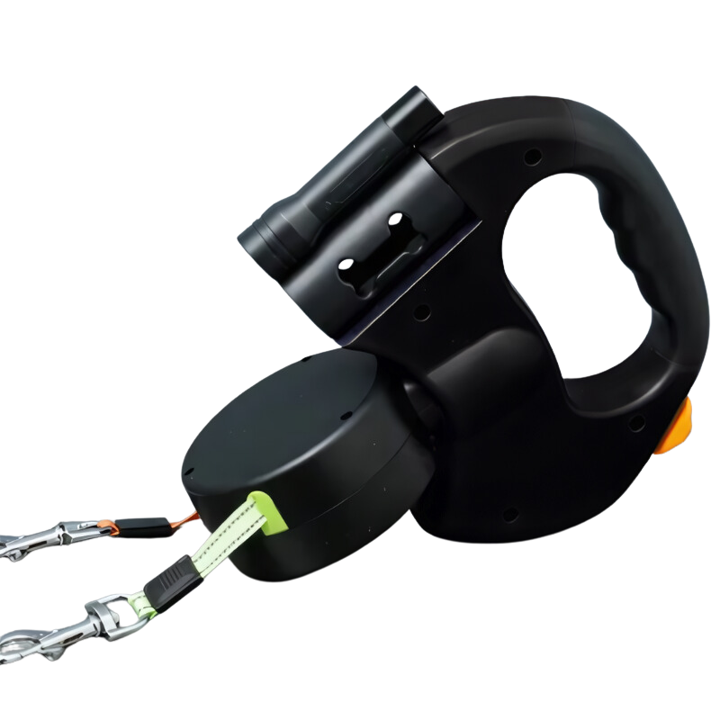 Dubbele Hondenlijn met LED – Nooit meer knopen!