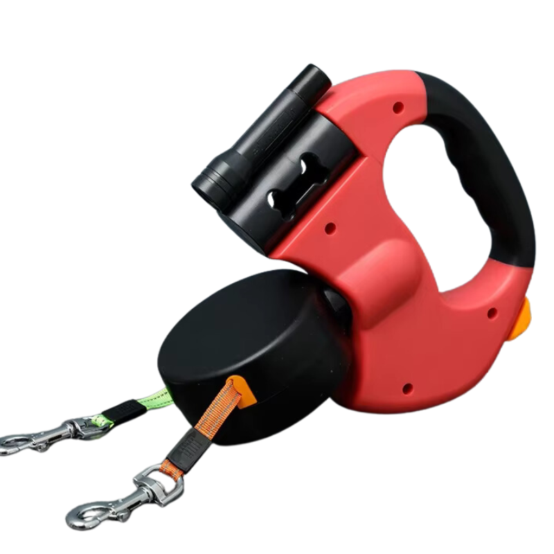 Dubbele Hondenlijn met LED – Nooit meer knopen!