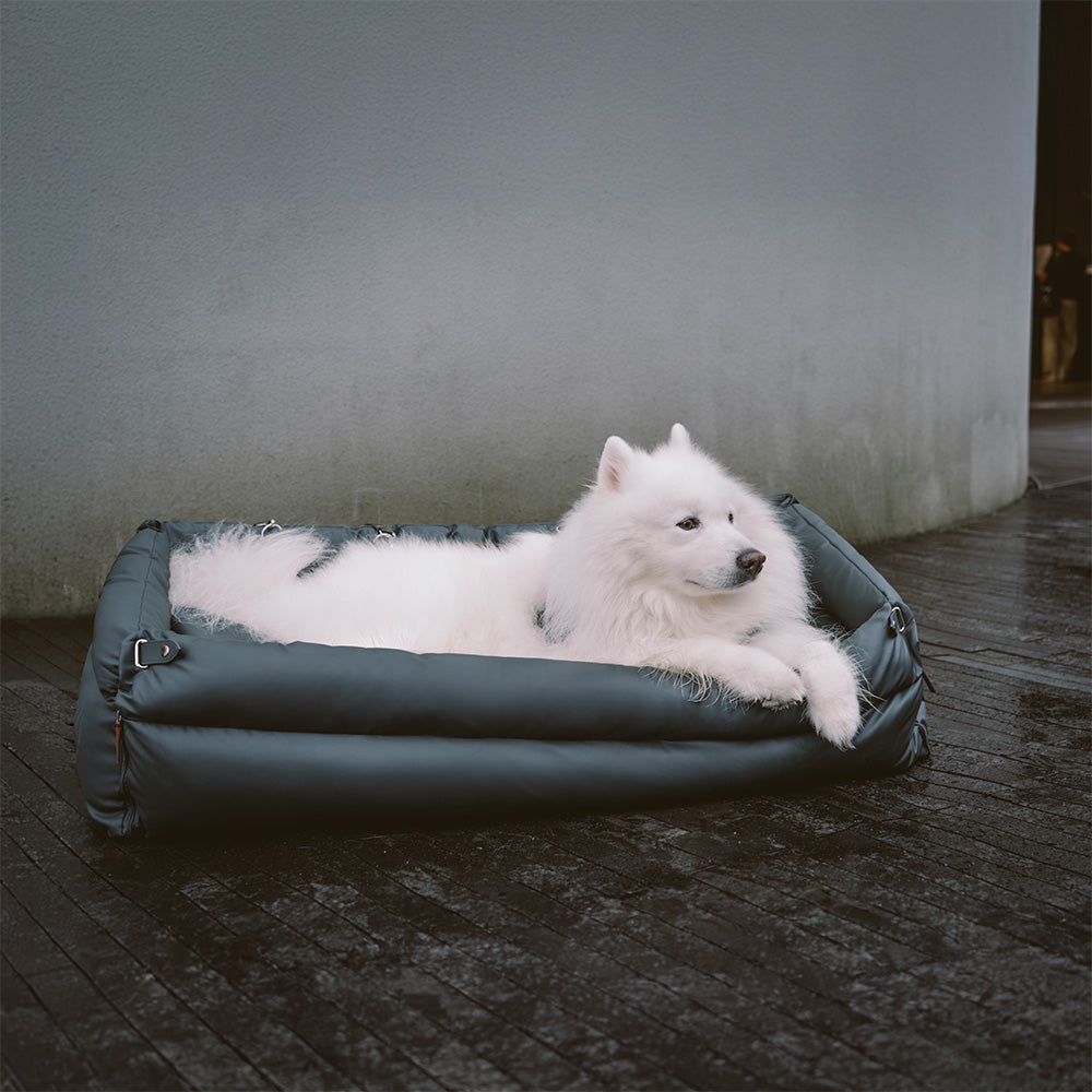 Luxe Honden Autostoel van Kunstleer – Veilig & Comfortabel