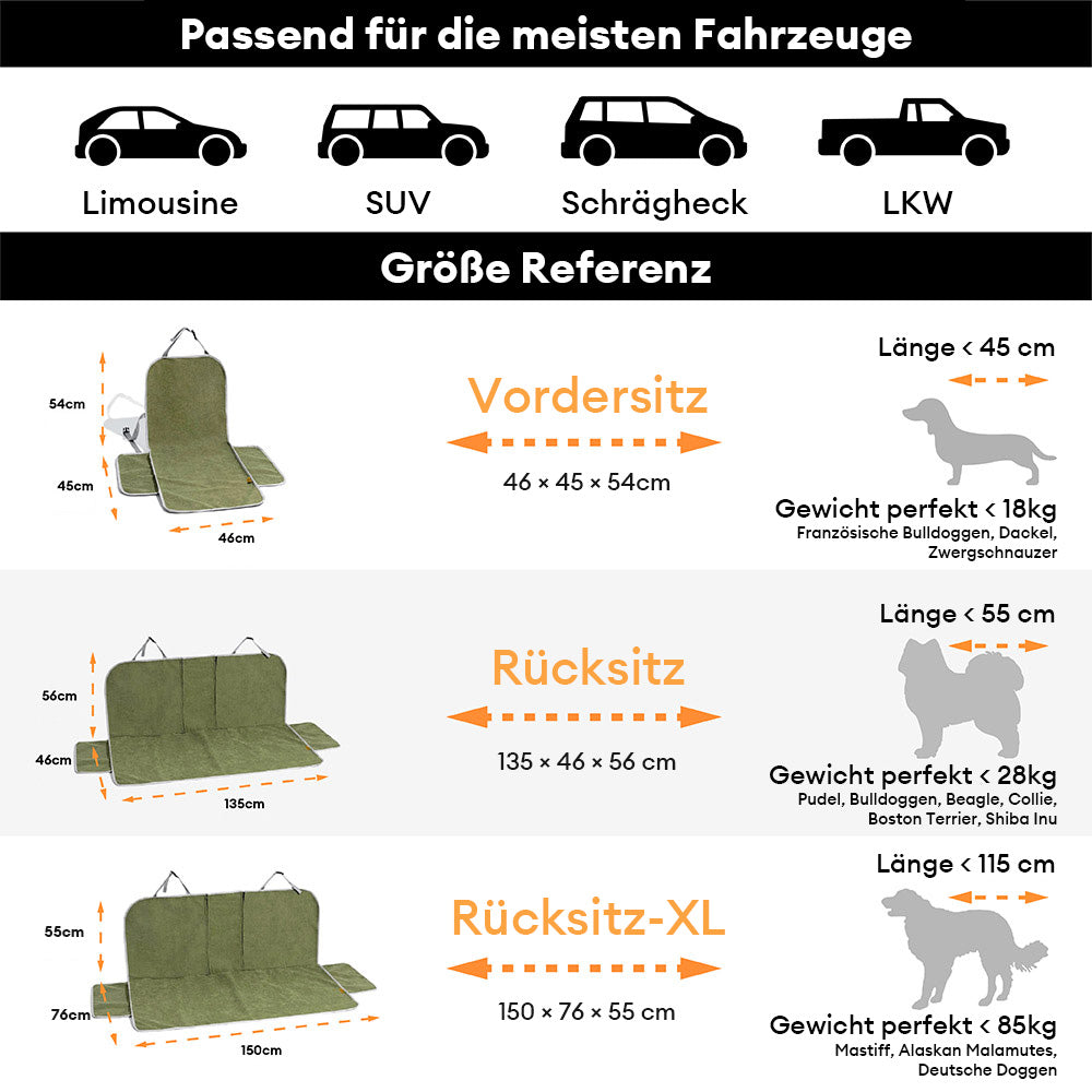 Waterdichte Honden Autostoelhoes – Beschermt & Geeft Comfort