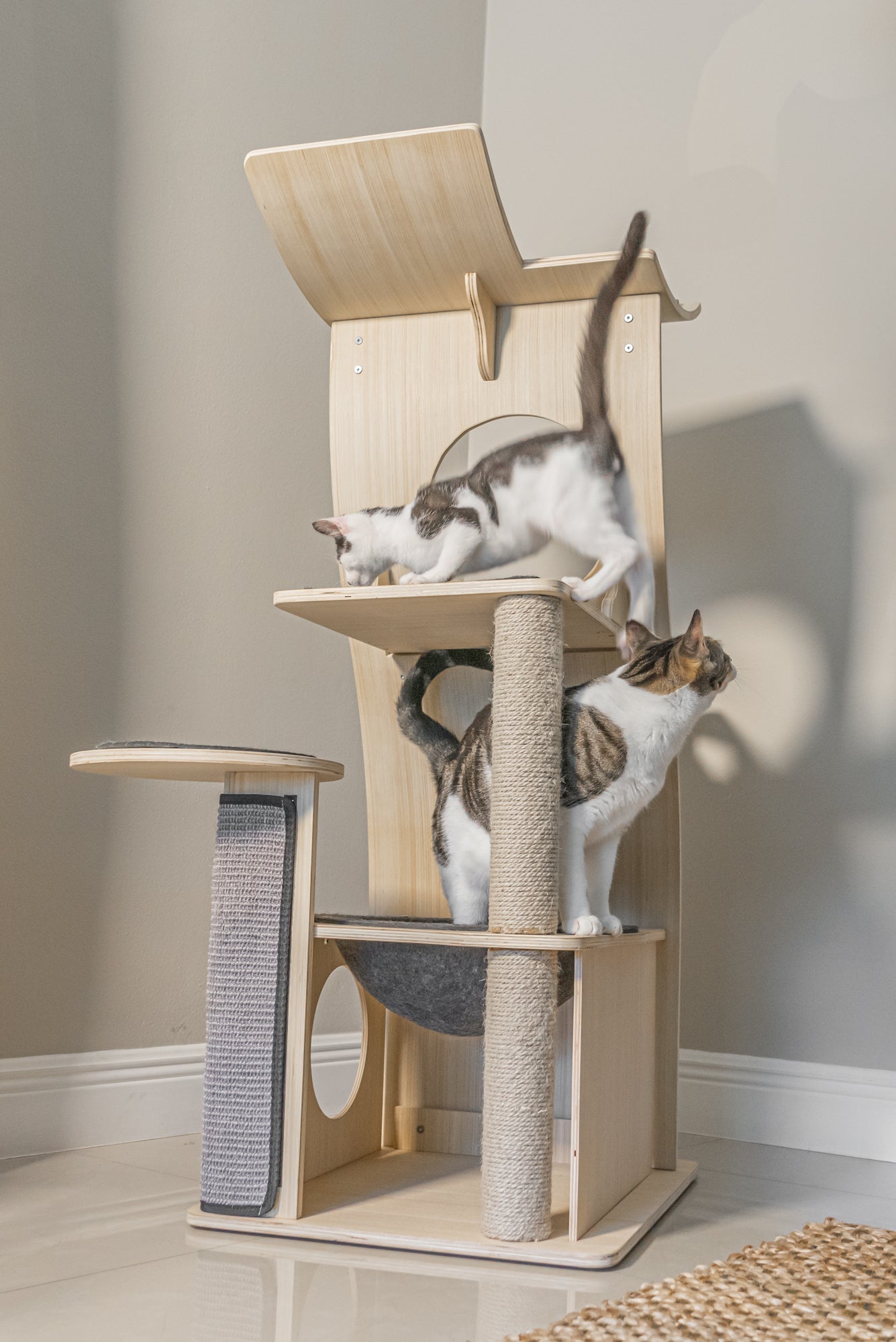 PurrPalace™ – Luxe Krabboom met 5 niveaus
