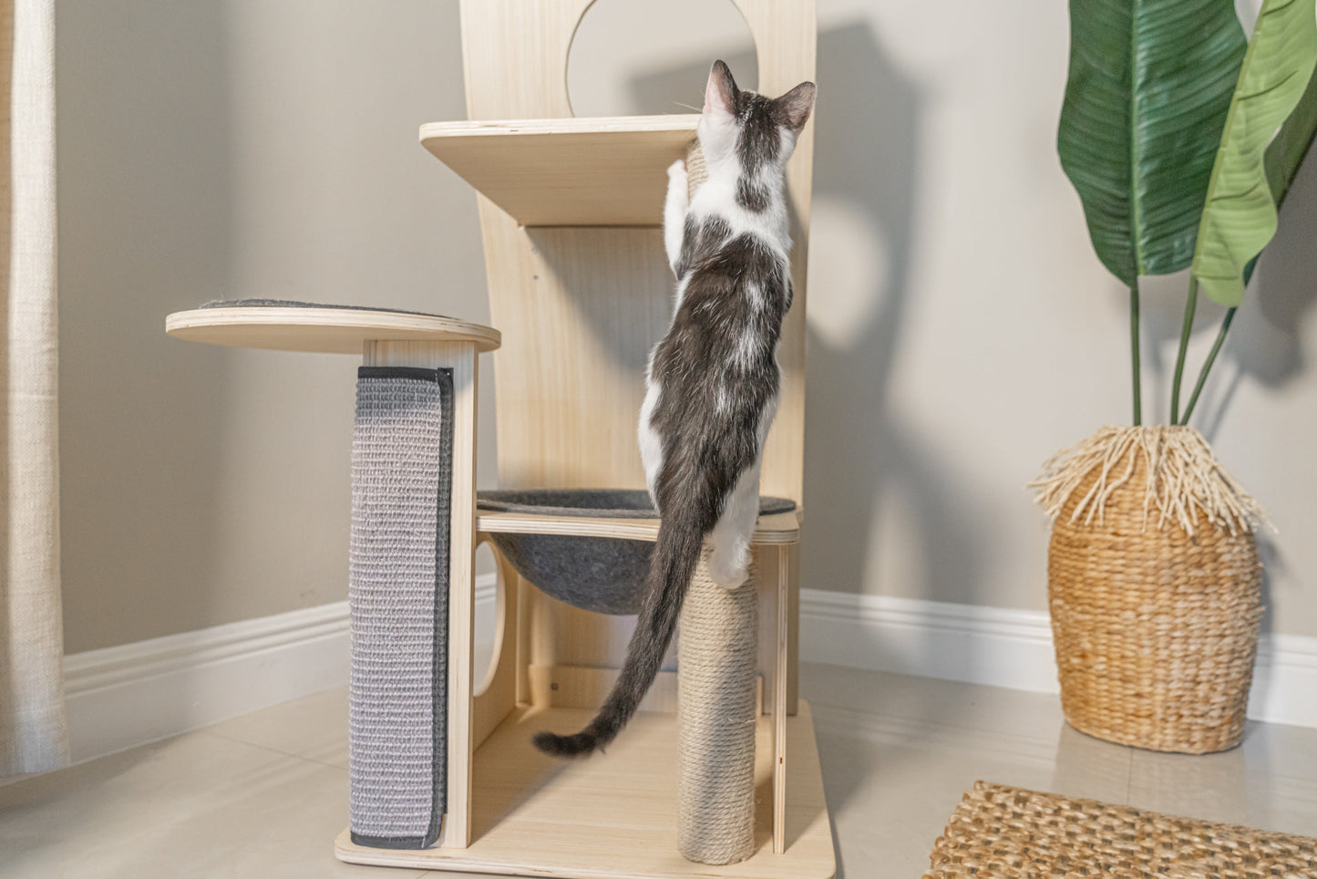 PurrPalace™ – Luxe Krabboom met 5 niveaus
