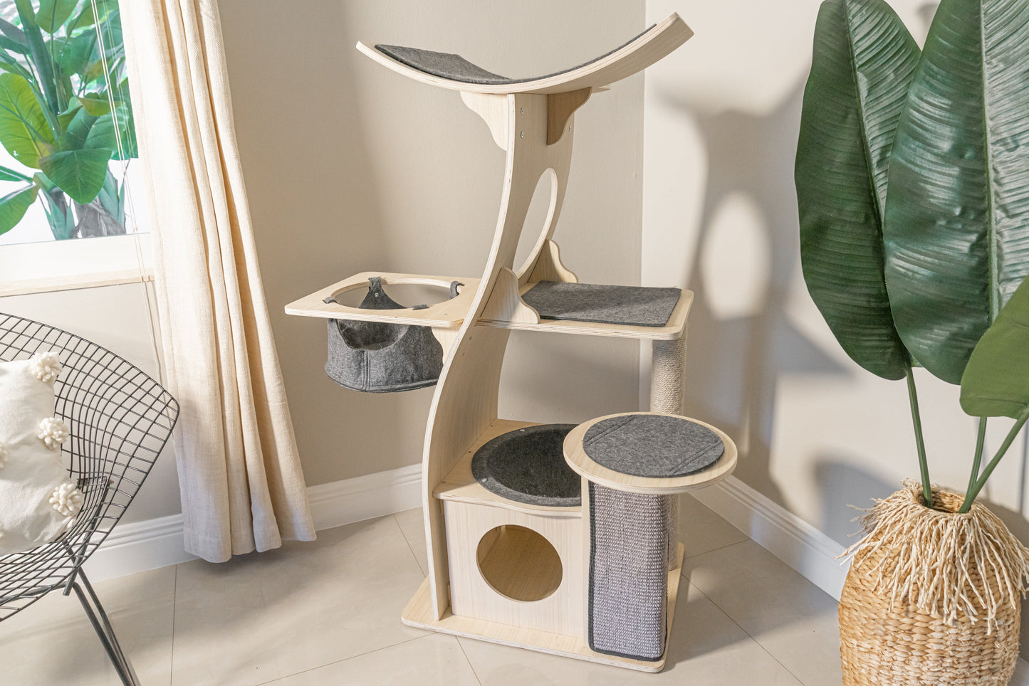 PurrPalace™ – Luxe Krabboom met 5 niveaus
