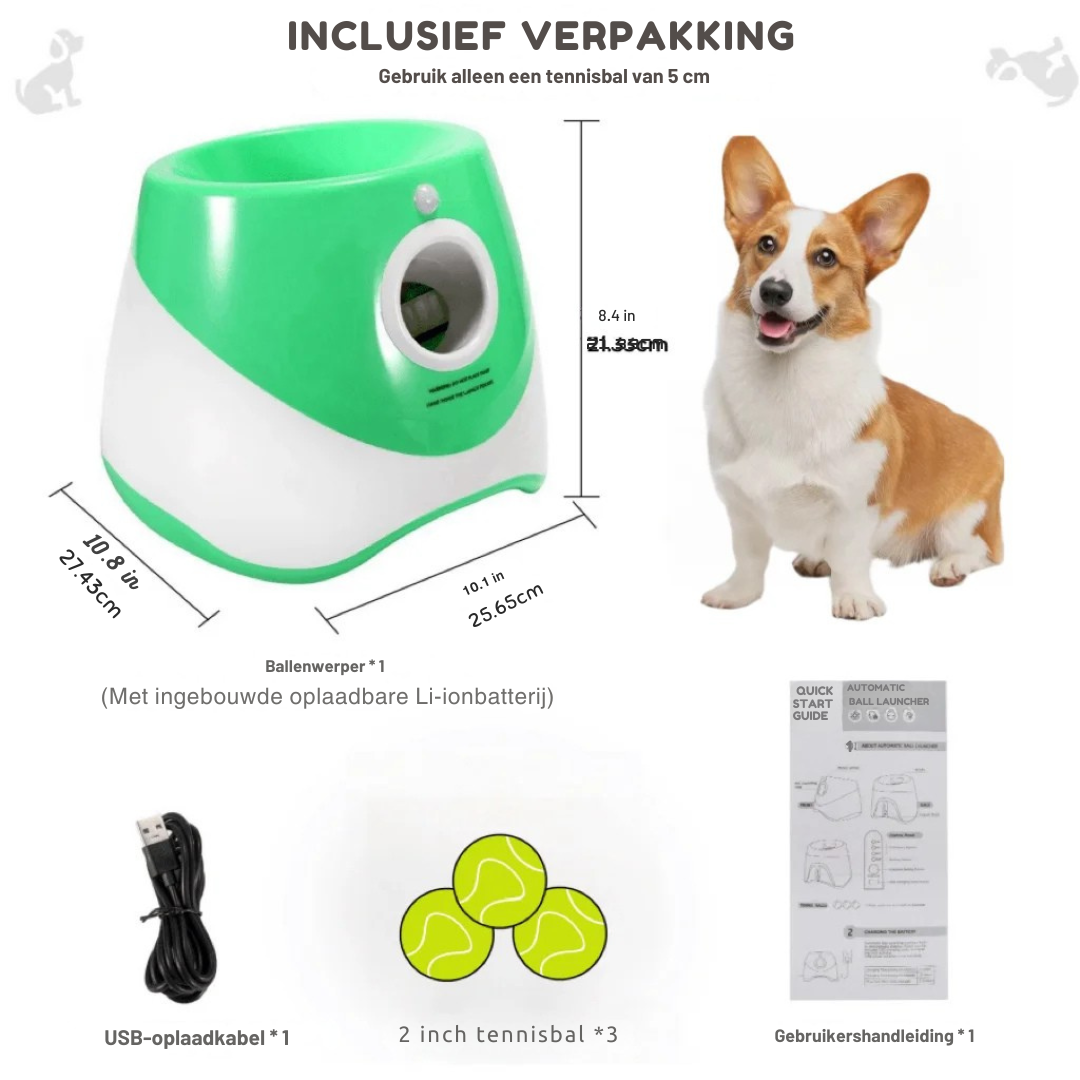 FetchMate™ – De Automatische Hondenbalwerper