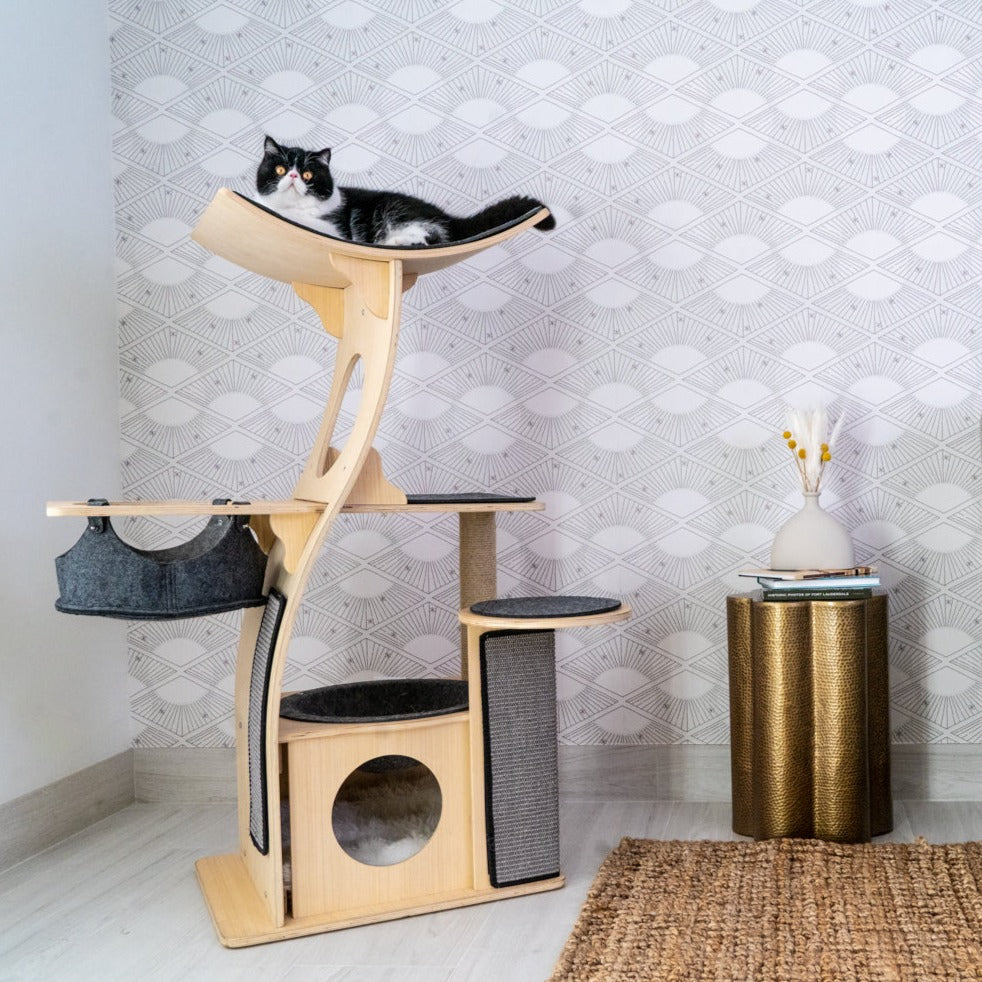 PurrPalace™ – Luxe Krabboom met 5 niveaus