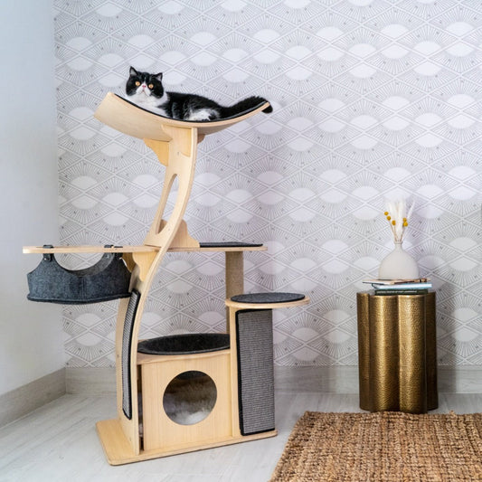 PurrPalace™ – Luxe Krabboom met 5 niveaus