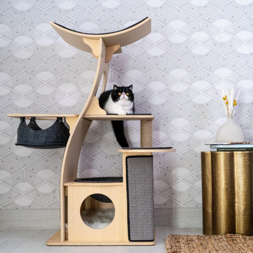 PurrPalace™ – Luxe Krabboom met 5 niveaus