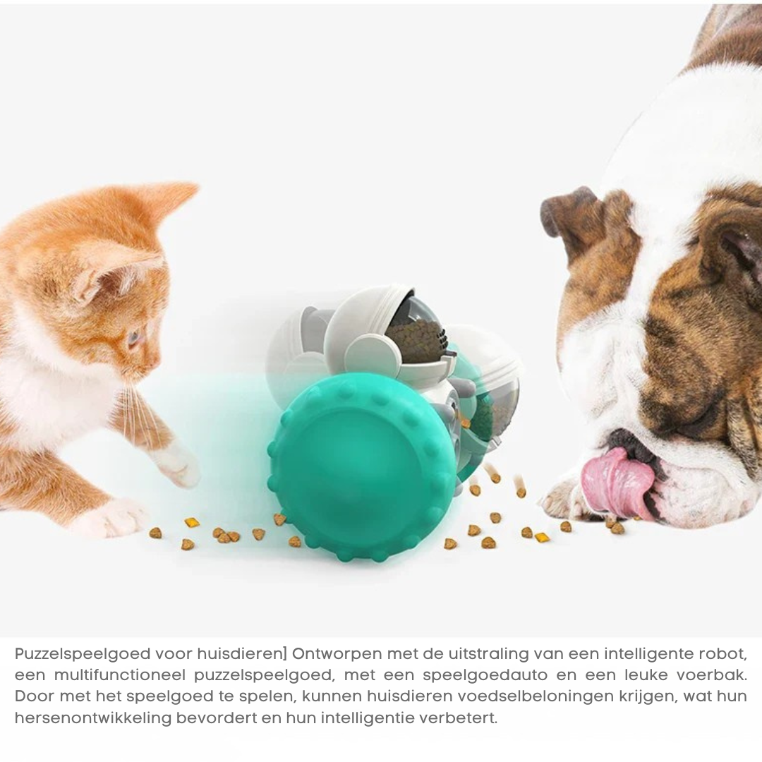 Ruimte Snackdispenser voor Honden & Katten – Spelen & Smullen tegelijk