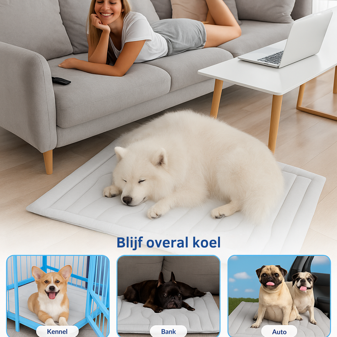 Luxe Verkoelende Hondenmat – Comfort op warme dagen